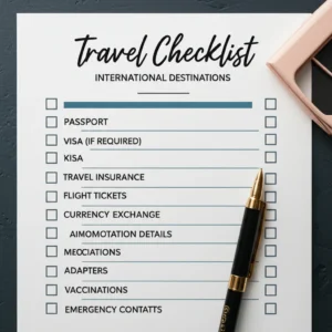 Featured image for How to Create a 15-Point Travel Checklist for Top International Destinations 2025