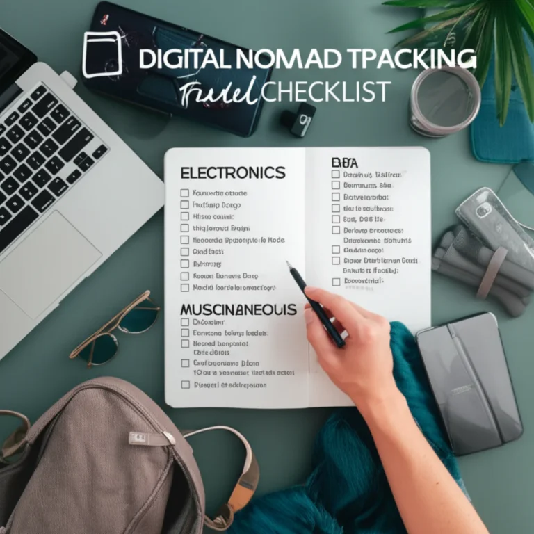 Featured image for The Ultimate Travel Checklist for Digital Nomads 2026 50 Essentials You Cant Miss