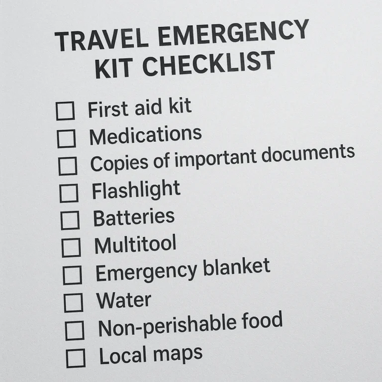 Featured image for Ultimate Travel Checklist for Emergencies 14 Must-Have Items 2026