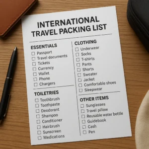 Featured image for 25-Item International Packing Checklist for a Week 2026