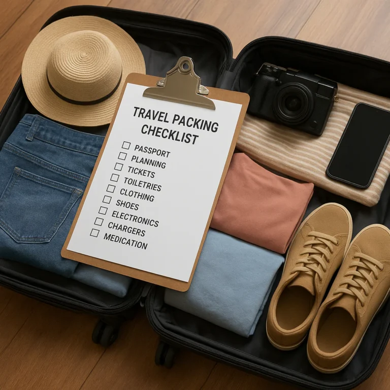 Featured image for 50 Essential Things to Pack for Travelling 2026