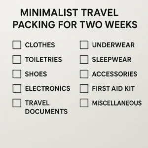 Featured image for How to Pack Minimally for 2 Weeks The Ultimate 8-Step Guide 2026