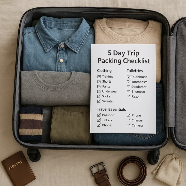 Featured image for The Ultimate 5-Day Packing Checklist 2026 7 Smart Steps to Pack Light