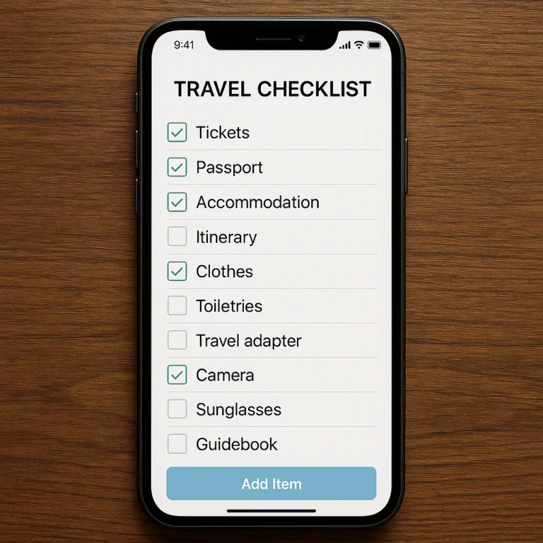 Featured image for 10 Best Travel Checklist Apps for iPhone 2026