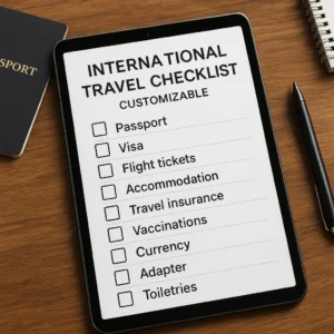 Featured image for 12 Ways to Customize Your International Travel Checklist 2026