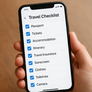 Featured image for 5 Key Features of a Good Travel Checklist App 2026