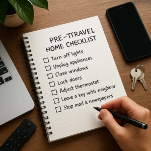 Featured image for 2026 Pre-Travel Home Checklist 25 Essential Tasks to Secure Your Home