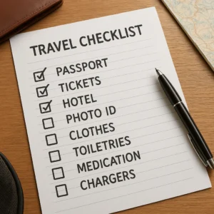 Featured image for 50 Item Travel Checklist with Reminders Never Forget a Thing 2026