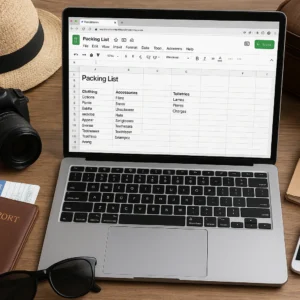 Featured image for How to Make a Packing List on Google Sheets 2026 Guide