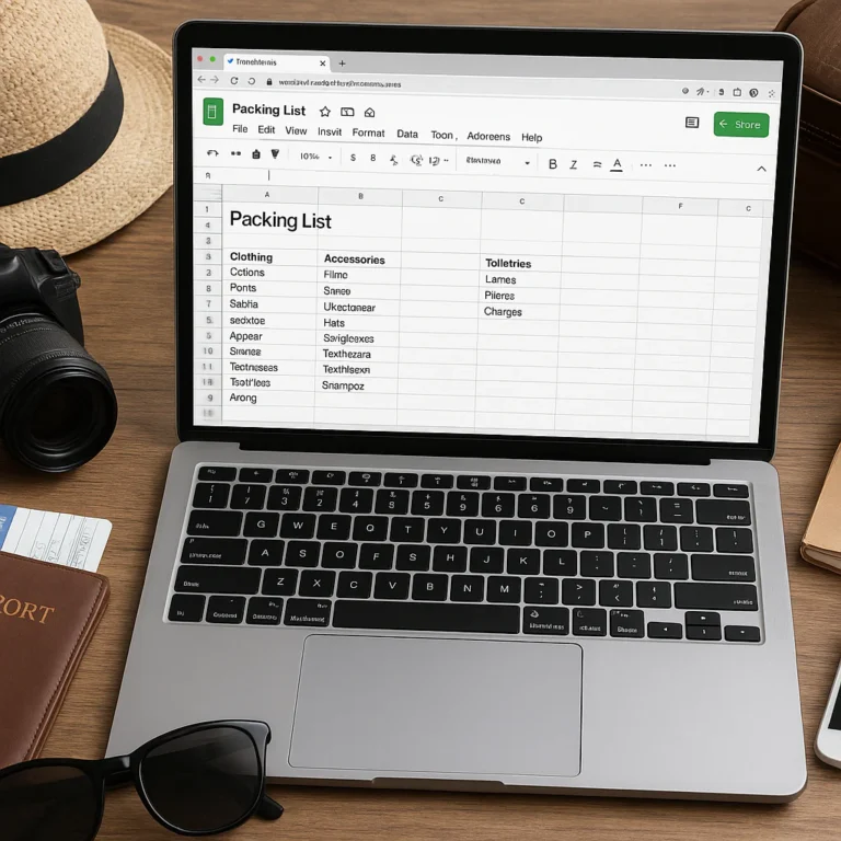 Featured image for How to Make a Packing List on Google Sheets 2026 Guide