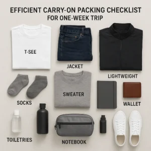 Featured image for How to Pack Efficiently for 1 Week The 3-3-3 Carry-On Hack 2026
