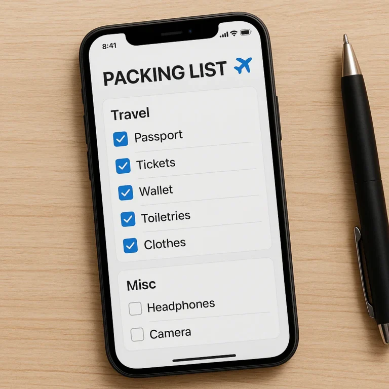Featured image for Top 10 Packing List Apps for Android 2026 Never Forget a Thing Again
