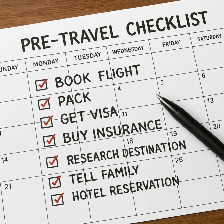 Featured image for When to Start Your Pre-Travel Checklist 2026 Guide