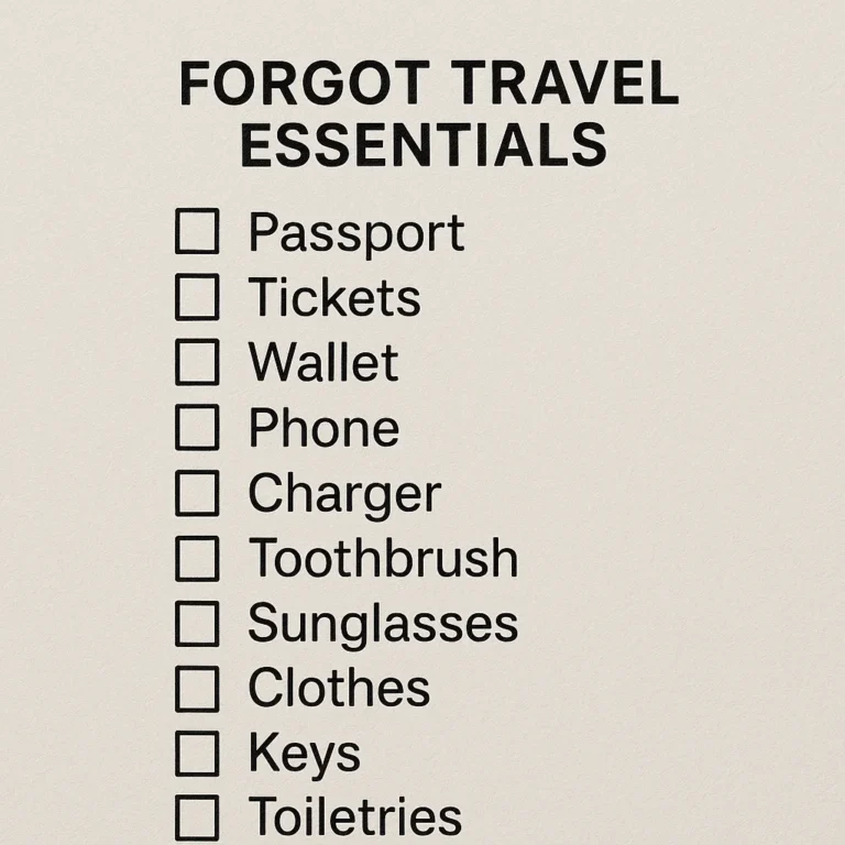 Featured image for 10 Things People Usually Forget to Pack 2026