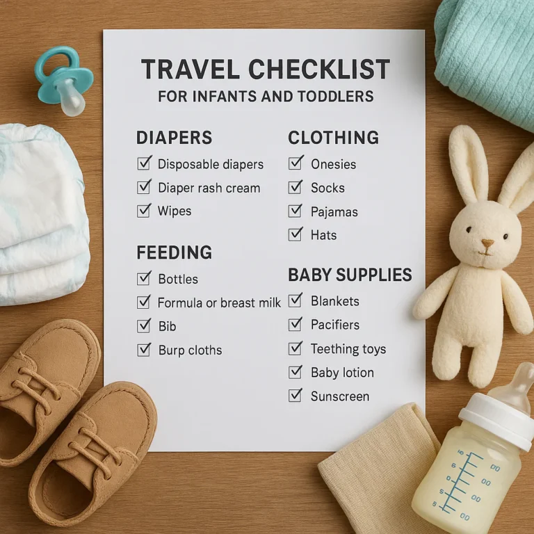 Featured image for The Ultimate 65-Item Travel Checklist for Infants Todlers 2026